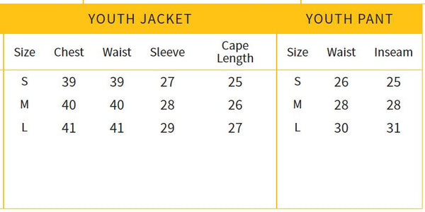 Polly Woggs Youth Rain Suit