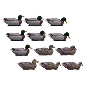 'Live' series | Mallard Floaters - Flocked Drake Heads