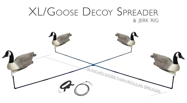 XL/Goose Decoy Spreader & Jerk System